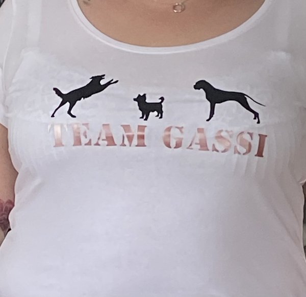 T-Shirt Team Gassi personalisiert